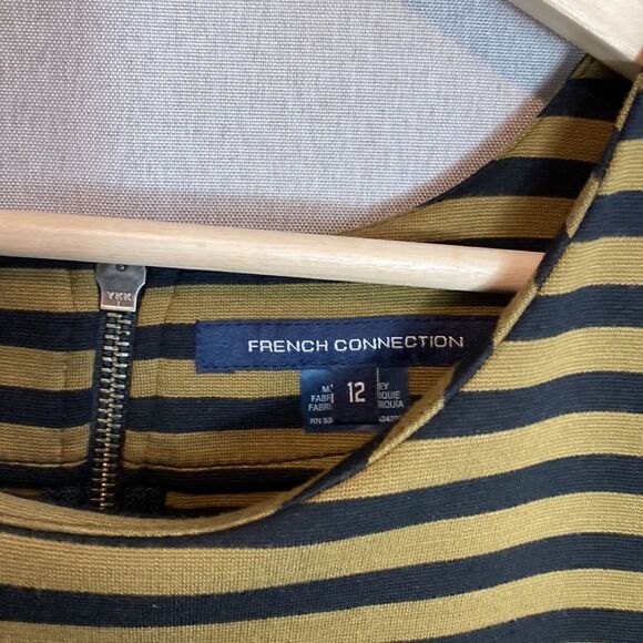 French connection stripe bodycon dress - Picture 3 of 4